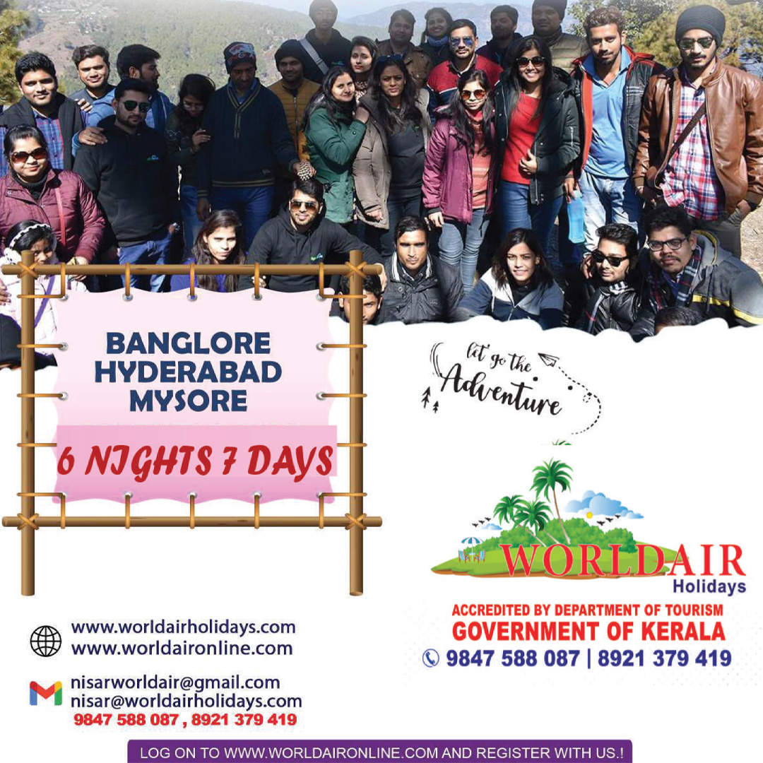 HYDERABAD, MYSORE 6 NIGHT 7 DAYS
