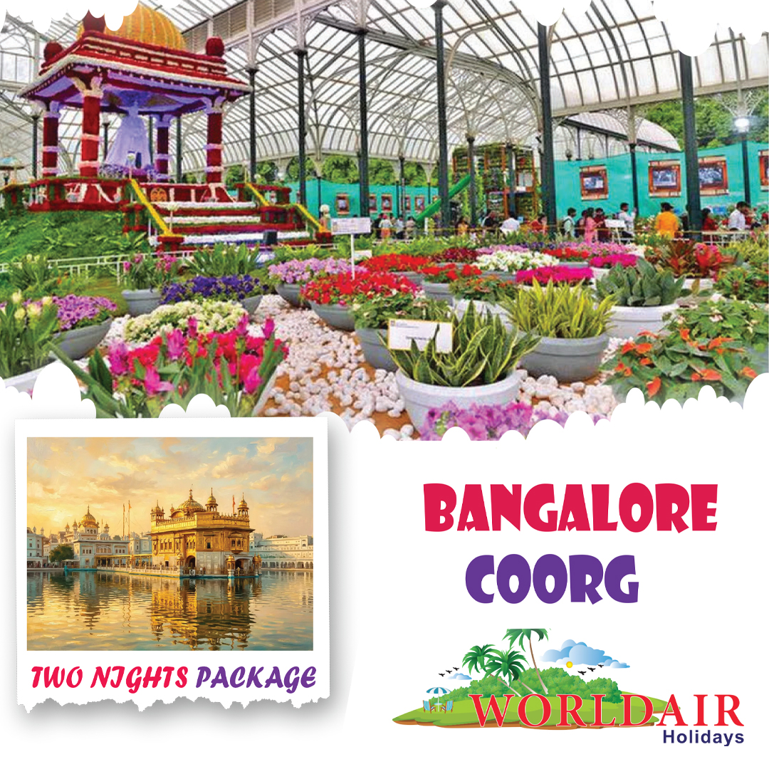 BANGALORE, COORG, 2 NIGHTS 3 DAYS